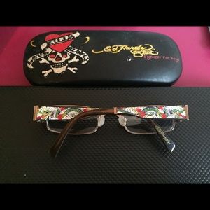 ed hardy eyeglass frames